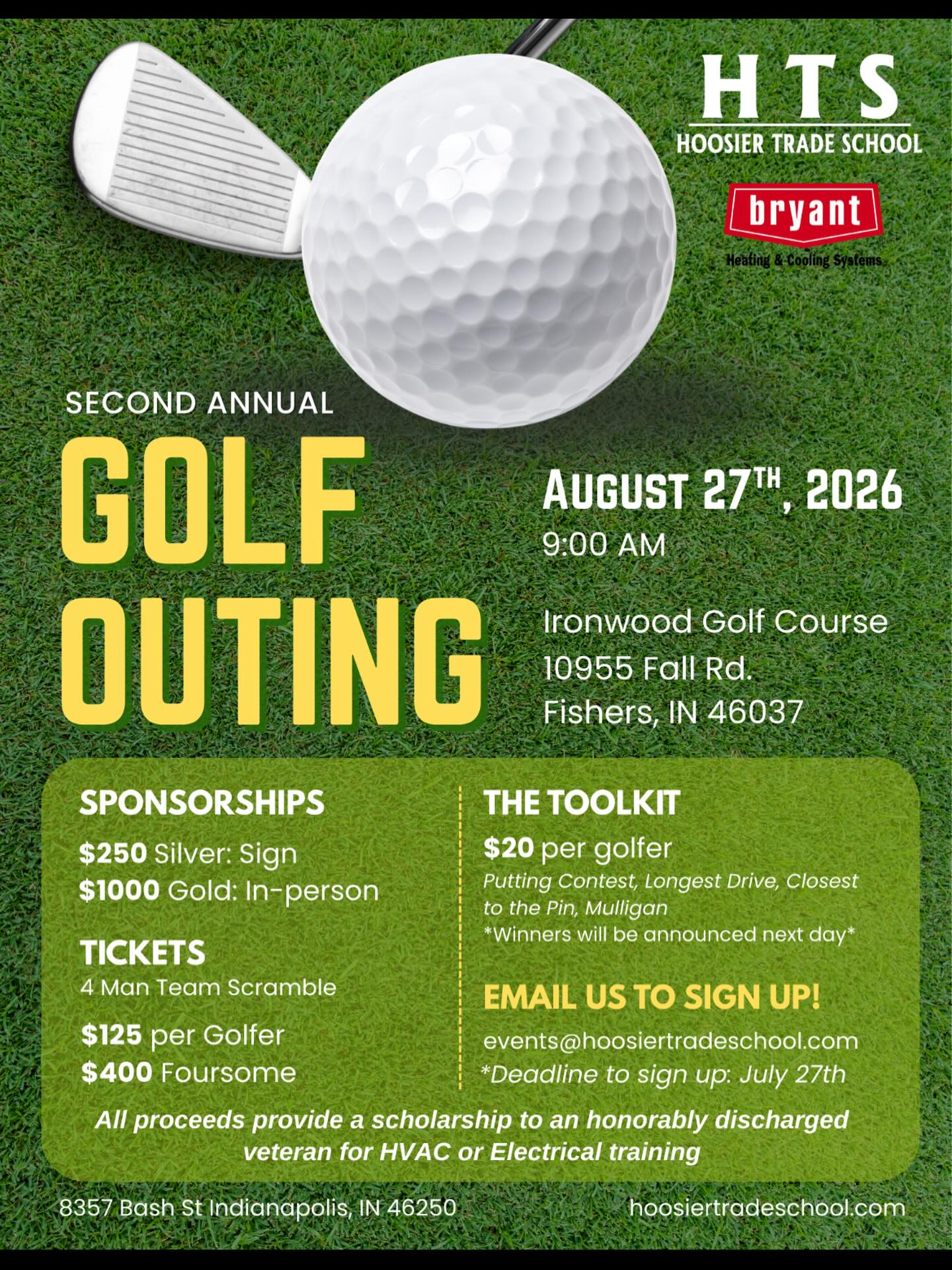 Hoosier Trade School Golf Outing